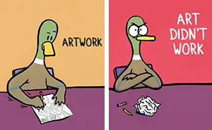 Duck Copes With Everyday Life And Kids One Cartoon At A Time