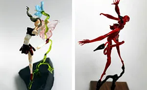 My Hand Sculpted Glass Art