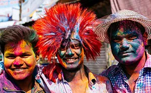 What It's Like To Celebrate Holi At The Craziest Place On Earth For It - Mathura, India