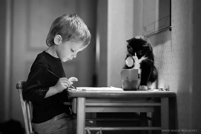 50 Adorable Photos Proving That Your Kids Need A Cat