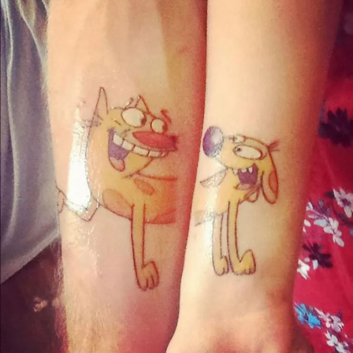87 Matching Couple Tattoos For Lovers That Will Grow Old Together
