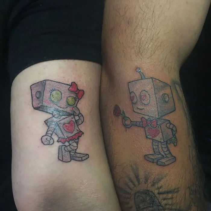 87 Matching Couple Tattoos For Lovers That Will Grow Old Together