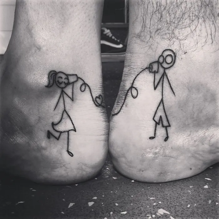 87 Matching Couple Tattoos For Lovers That Will Grow Old Together