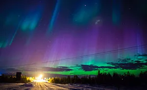 My Pictures Of St. Patrick's Northern Lights In Lapland