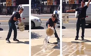 Artist Creates Water-Activated Street Art To Make People Smile On A Rainy Day
