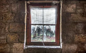 Windows Of Abandoned Rooms With Mystic Views