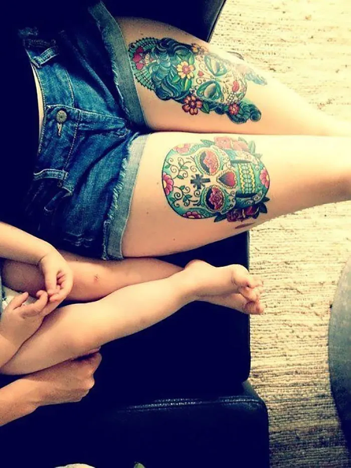 124 Babies And Their Tattooed Parents That Look Absolutely Beautiful Together
