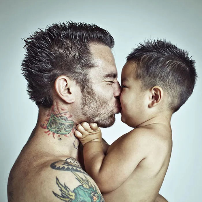 124 Babies And Their Tattooed Parents That Look Absolutely Beautiful Together