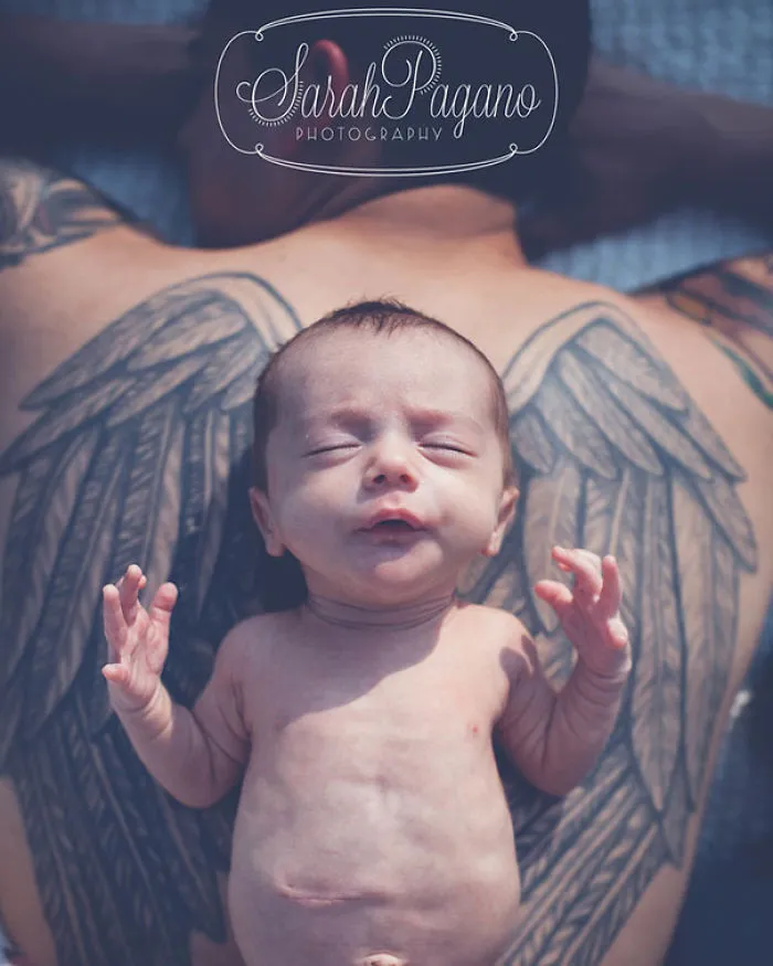 124 Babies And Their Tattooed Parents That Look Absolutely Beautiful Together
