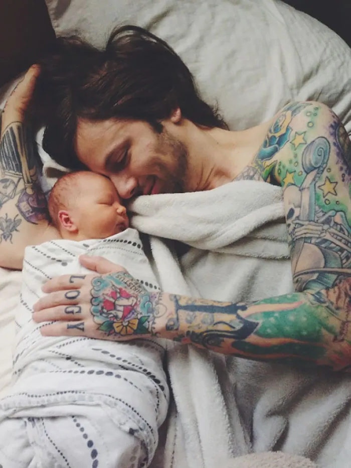 124 Babies And Their Tattooed Parents That Look Absolutely Beautiful Together