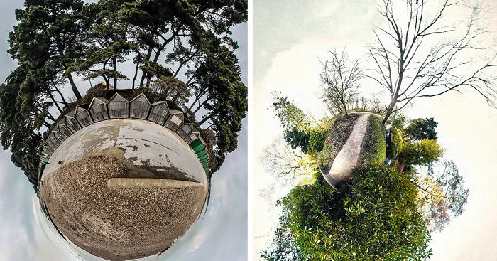 Little Planets: My Hyper-Unreal Stereographic Projections