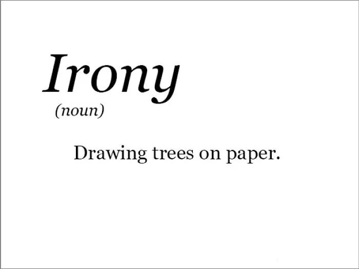 The Real Meaning Of Irony