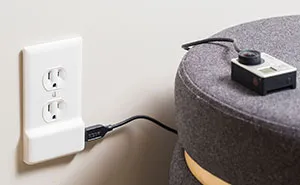 Outlet Plate Turns Your Wall Into A USB Charger