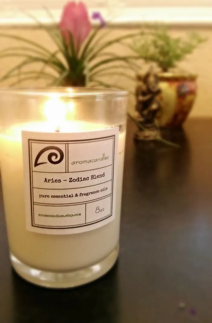 Zodiac Sign Artisan Candles