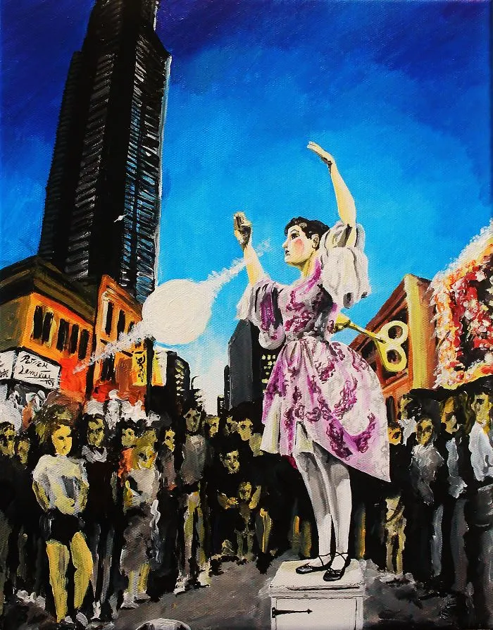 Coppelia - The Living Doll A/c 11"x14" ©2013 Patrick Lemieux
