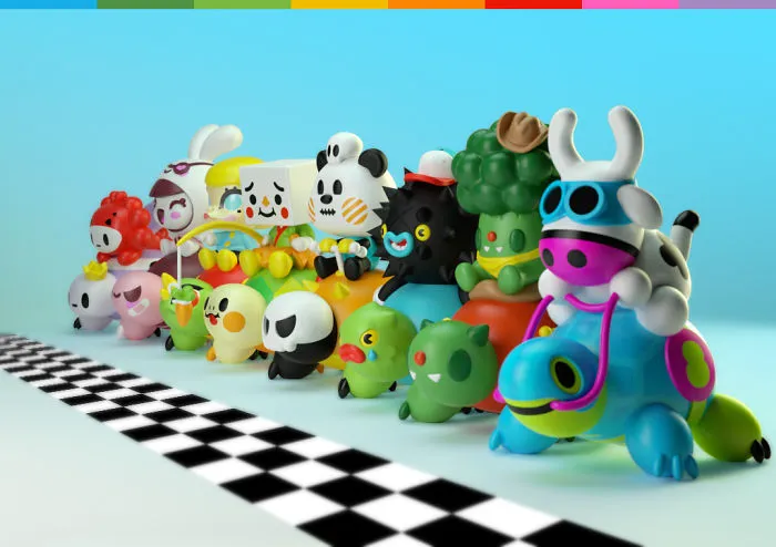 The Turtly Race Is My Dream Vinyl Toy Collab