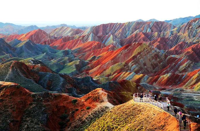 Zhangye Danxia Landform In Gansu, China