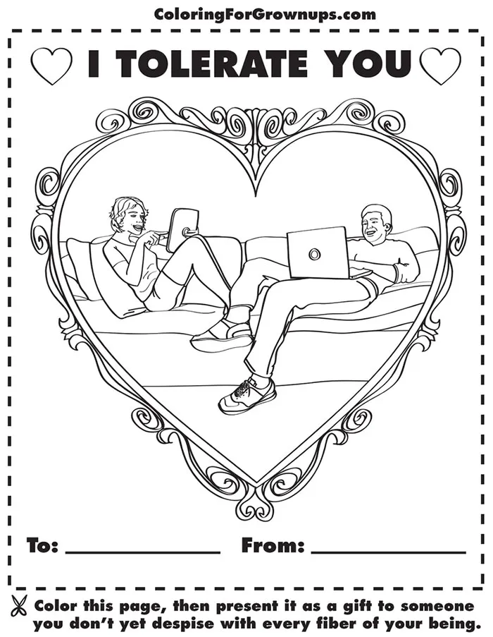 Coloring Book For Grown-Ups That Mocks Adult Life (II)