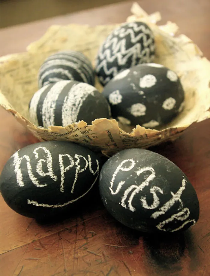 Chalkboard Easter Eggs