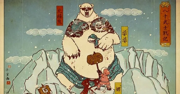 I Create Ukiyo-E Art Posters With Famous Video Game Characters