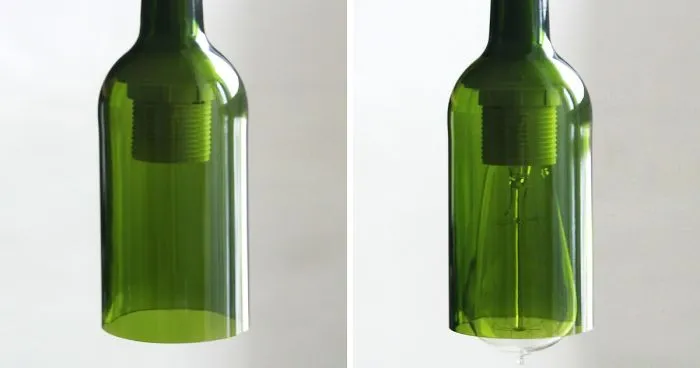 I Turn Empty Wine Bottles Into Beautiful Ceiling Lamps
