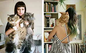 Girls And Their Cats: My Photos Of New York Women With Their Furry Companions