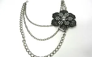 Diy Flower Buckle Chain Necklace Tutorial For Girls