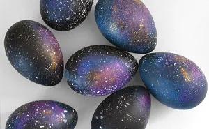 How To Make Galaxy Easter Eggs