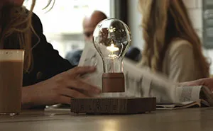 Levitating Light Bulb That Works Without Being Screwed In