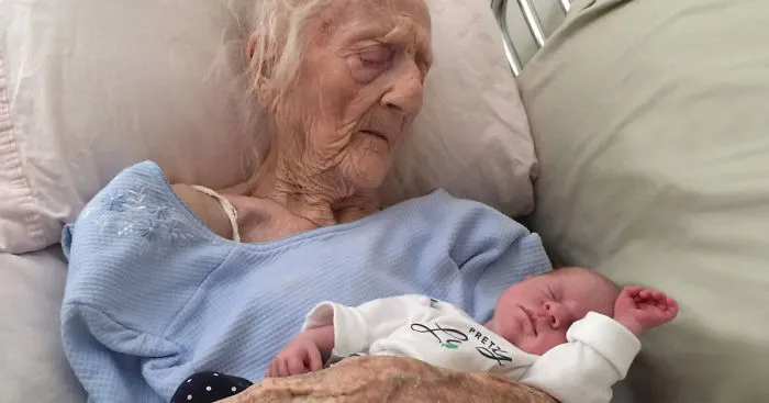 101-Year-Old Meets Newborn Great-Granddaughter Before Dying Days Later