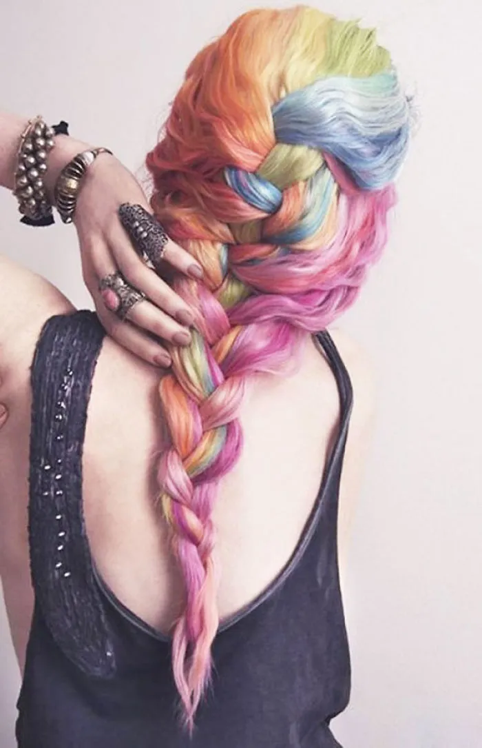 Rainbow Pastel Hair Is A New Trend Among Women