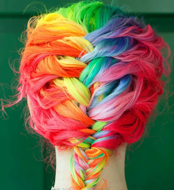 Rainbow Pastel Hair Is A New Trend Among Women