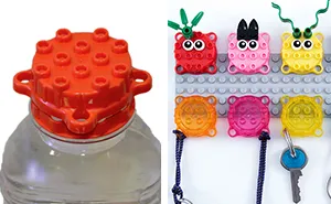 These Fun Reusable Bottle Caps Can Be Used Just Like LEGO Bricks