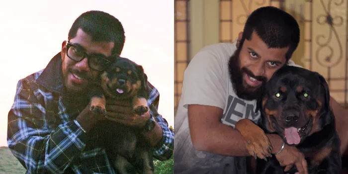 Rummy The Rottweiler - 3 Years Apart