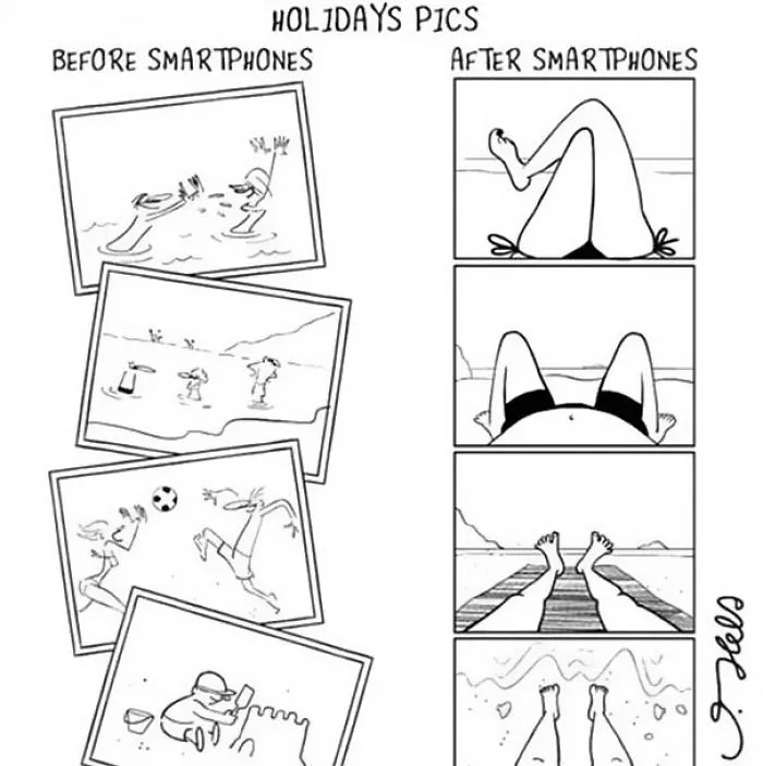 Death Of Conversation: 57 Images Of How Smartphones Take Over Our Lives