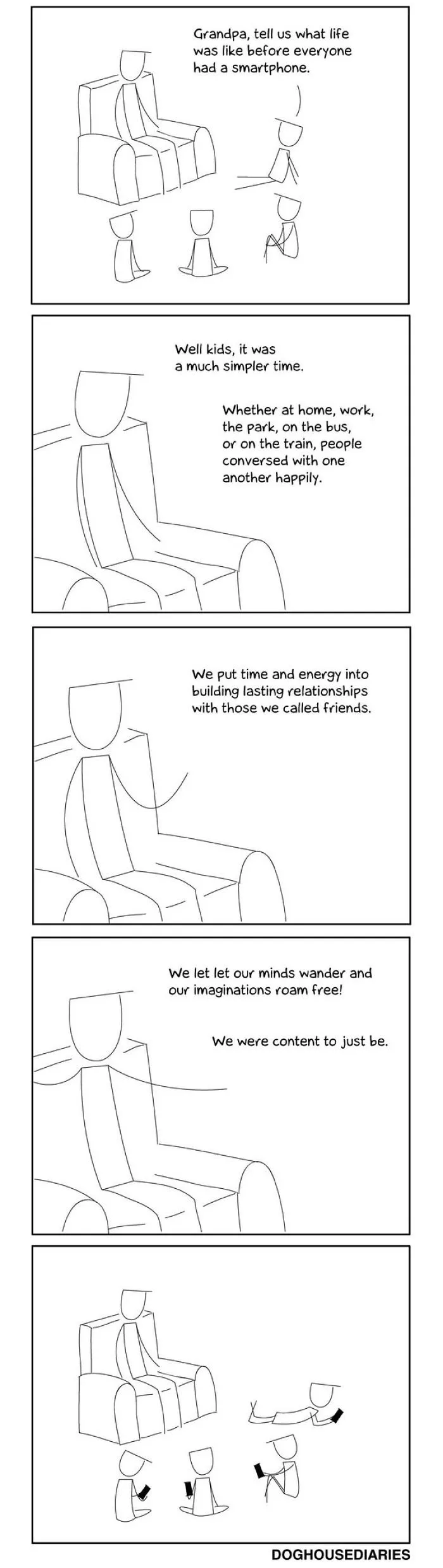Death Of Conversation: 57 Images Of How Smartphones Take Over Our Lives