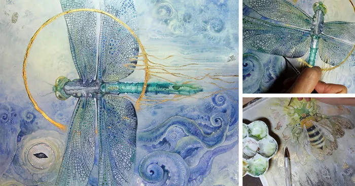Fairytale-like Watercolor Paintings Of Plants And Animals By Stephanie Law