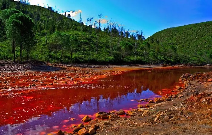 Tinto River, Huelva, Spain.