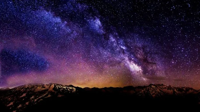 Night Sky Filled With Stars.