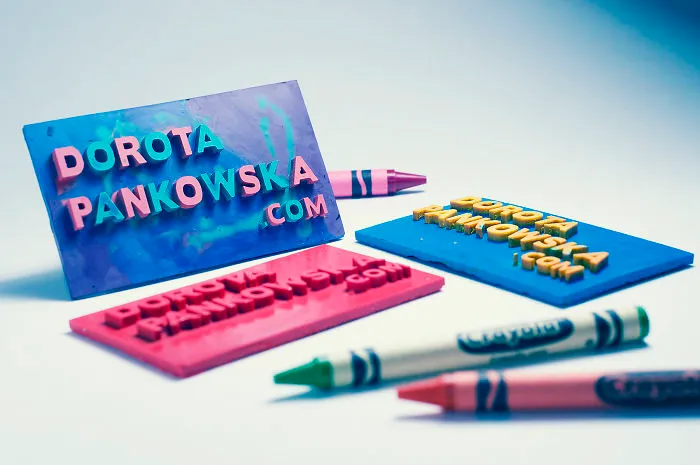 To Stand Out, I Made My Business Cards Out Of Crayons!