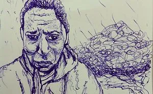 I Made This Little Ball Point Pen Drawings In School