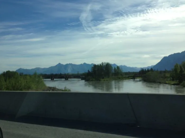Between Wasilla And Eagle River, Alaska Usa