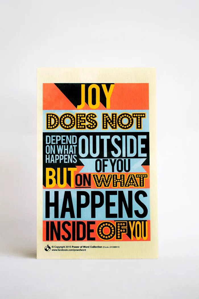 Inspiring/motivating Typography Series To Keep You Reminded Of