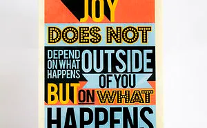 Inspiring/motivating Typography Series To Keep You Reminded Of
