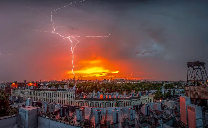 Lightning Ballet On One Trade Tower