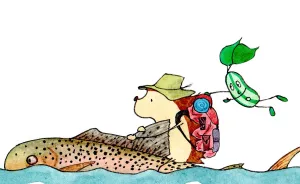 Life Is Not A Quiet River - Illustrations Of A Hedgehog And His Friend Zucchini
