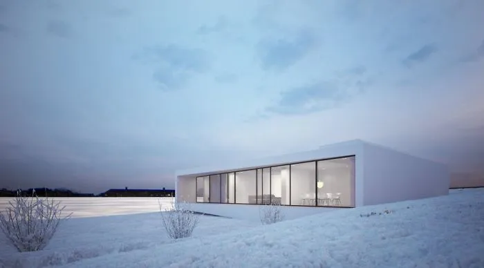 Minimalist House In Reykjavik By Moomoo Architects