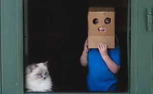 A Boy And His Cats: I Document The Bond Between My Boys And Their Cats