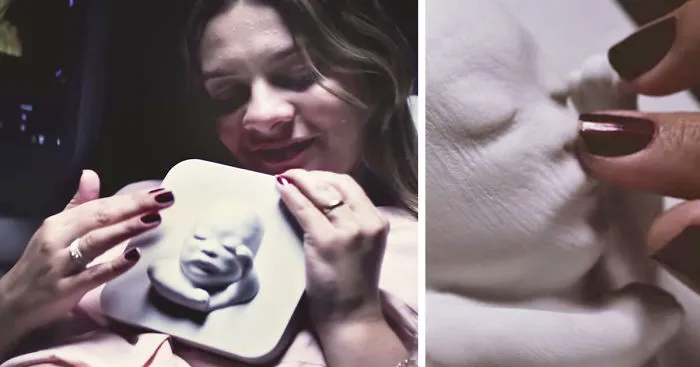 Blind Pregnant Woman 'Sees' Her Unborn Baby For The First Time With 3D Printing