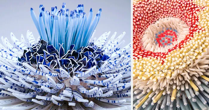 I Combine Thousands Of Porcelain Shards Into Blooms